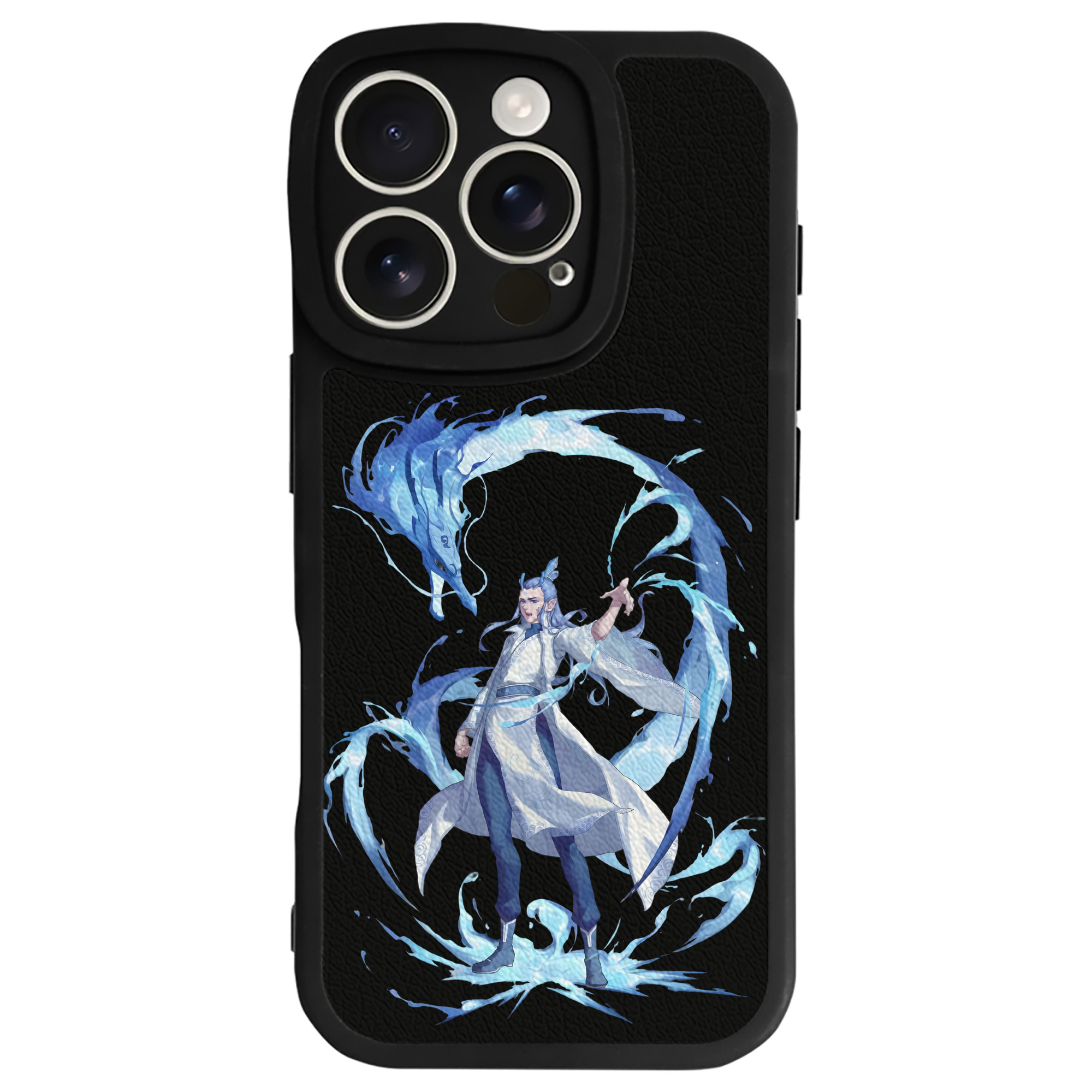 （画像用） Ne Zha 2 ナタ 魔童の大暴れ 【iPhone 16シリーズ対応】シリコンスマホケース（レザー調） 材質：シリコン